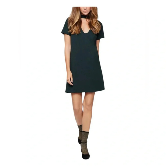Love, Fire‎ Gigi Woven Dress in Hunter Green Small - Picture 1 of 10